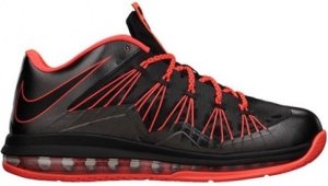 Nike  LeBron X Low Black Total Crimson Black/Total Crimson (579765-001/579675-001)