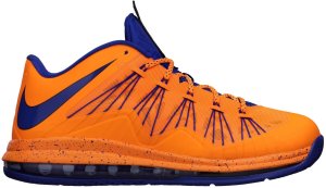 Nike  LeBron X Low Knicks HWC Bright Citrus/Blackened Blue/White (579765-800)