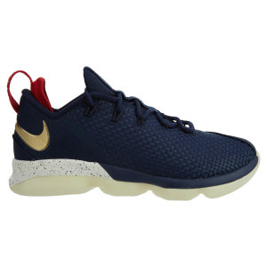 Nike LeBron XIV Low Midnight Navy/Metallic Gold Midnight Navy/Metallic Gold (878636-400)