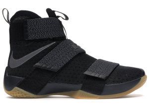 Nike  LeBron Zoom Soldier 10 Black Gum Black/Multi Color/Dark Grey (844378-009)