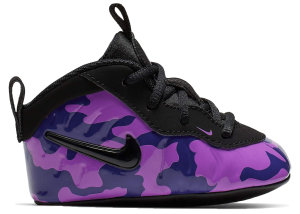 Nike  Little Posite Pro Crib Purple Camo (I) Black/Court Purple/Hyper Violet (643145-012)