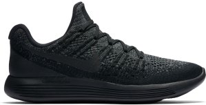 Nike  Lunar Epic Low Flyknit 2 Black Dark Grey Black/Dark Grey-Racer Blue-Black (863779-004)