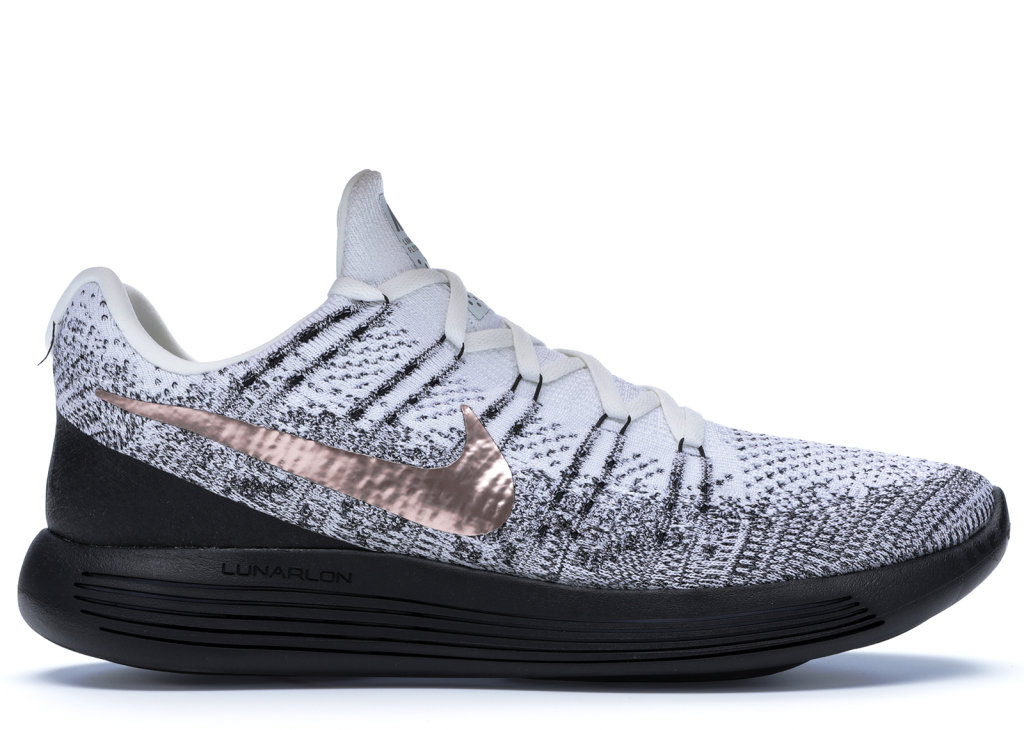 Nike Lunar Epic Low Flyknit 2 Explorer White/Metallic Red Bronze-Black (904742-100)