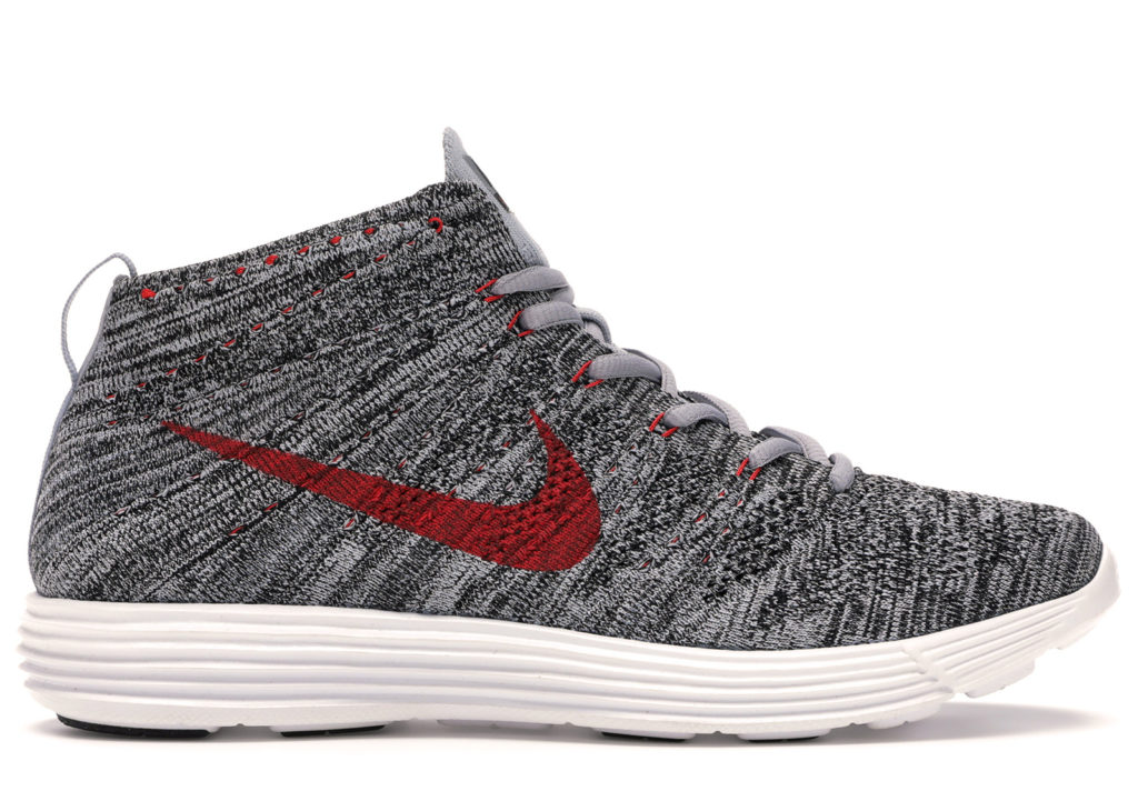 Nike Lunar Flyknit Chukka Wolf Grey Red Wolf Grey/Wolf Grey-Black-White (554969-001)