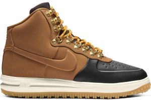 Nike  Lunar Force 1 Duckboot 18 Tan Black Black/Phantom-Gum Light Brown-Light British Tan (BQ7930-001)