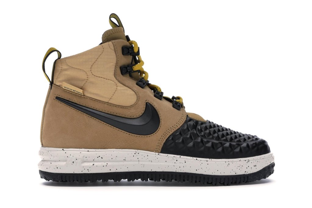 Nike Lunar Force 1 Duckboot Metallic Gold (GS) Metallic Gold/Light Bone-Black (922807-700)