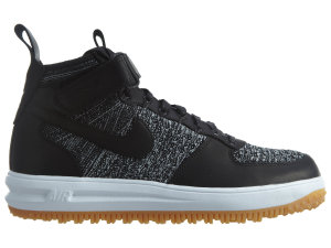 Nike Lunar Force 1 Flyknit Workboot Black/White-Wolf Grey Black/White-Wolf Grey (855984-001)