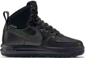 Nike  Lunar Force 1 Sneakerboot Black (GS) Black/Metallic Silver (706803-002)