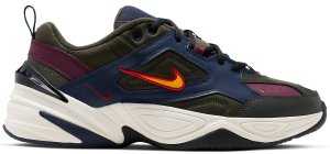 Nike M2K Tekno Midnight Navy Bordeaux Midnight Navy/University Gold-Bordeaux-Seqouia-University Red-Sail (AV4789-401)