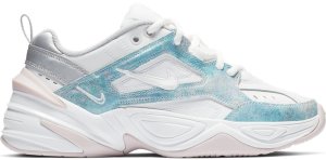Nike  M2K Tekno White Blue (W) Summit White/Barely Rose-Metallic Silver-Summit White (AO3108-103)