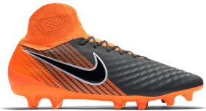 Nike Magista Obra II Pro DF FG Dark Grey Total Orange Dark Grey/Total Orange-White (AH7308-080)