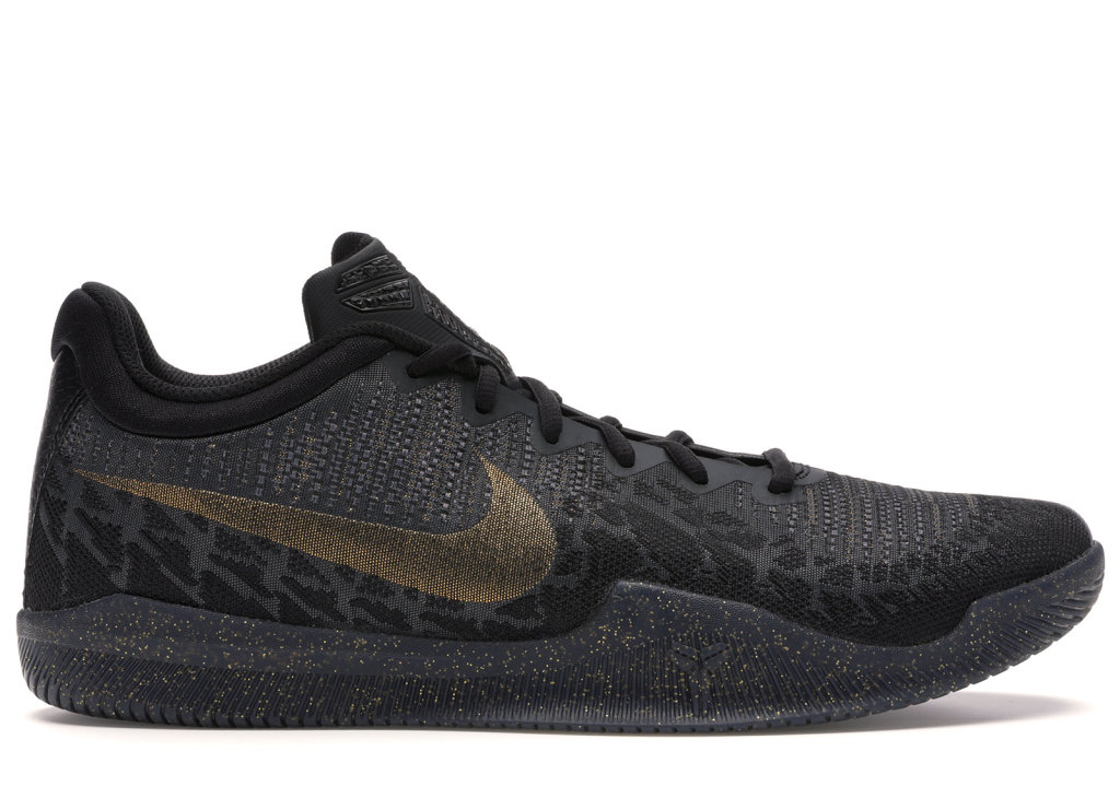 Nike Mamba Rage Gold Stars Black/Dark Grey-Metallic Gold (908972-099)