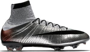 Nike  Mercurial Superfly 4 CR7 Quinhentos Metallic Silver/Black-Gym Red (839622-006)