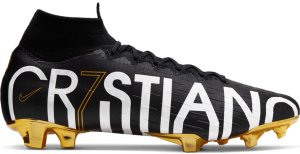 Nike  Mercurial Superfly 6 Elite CR7 FG Cristiano Ronaldo Black Gold Black/Vivid Gold (CJ7902-007)