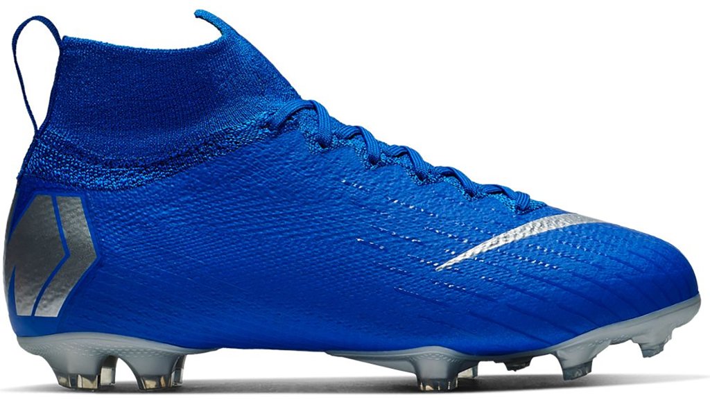 Nike Mercurial Superfly 6 Elite FG Racer Blue (GS) Racer Blue/Metallic Silver-Black-Volt (AH7340-400)