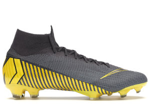 Nike  Mercurial Superfly 6 Elite FG Thunder Grey Thunder Grey/Dark Grey/Yellow (AH7365-070)