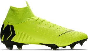 Nike  Mercurial Superfly 6 FG Volt Black Volt/Black (AH7368-701)