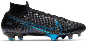 Nike  Mercurial Superfly 7 Elite FG Black Laser Blue Black/Black-Anthracite-Laser Blue (AQ4174-049)