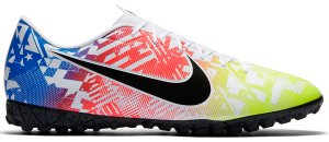 Nike Mercurial Vapor 13 Academy Neymar Jr TF Jogo Prismatico White/Racer Blue-Volt-Black (AT7995-104)