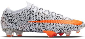 Nike  Mercurial Vapor 13 Elite CR7 FG Safari White/Black-Total Orange (CV3170-180)