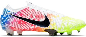 Nike  Mercurial Vapor 13 Elite Neymar Jr FG Jogo Prismatico White/Racer Blue-Volt-Black (AT7898-104)