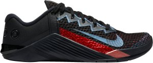 Nike  Metcon 6 Mat Fraser Black/Bright Crimson-Metallic Silver-Black (CW6882-006)