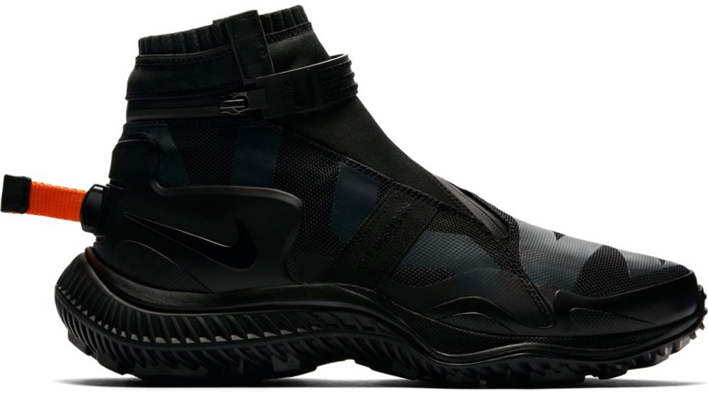 Nike NSW Gaiter Boot Black Anthracite Black/Anthracite-Team Orange-Black (AA0530-001)