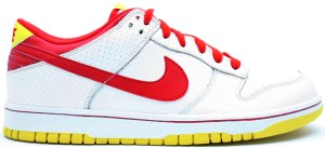Nike NYX Dunk Low Ronald McDonald White/Chile Red-Tour Yellow (330938-161)