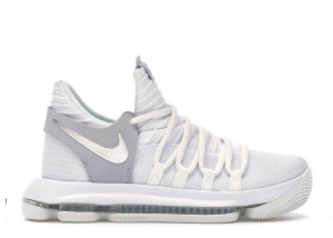 Nike KD 10 Still KD (GS) White/Chrome-Pure Platinum (918365-100)