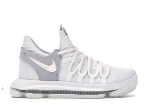 Nike  KD 10 Still KD (GS) White/Chrome-Pure Platinum (918365-100)