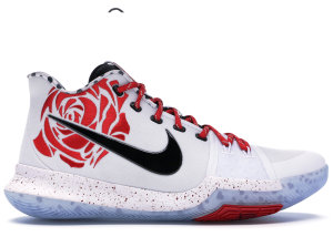 Nike Kyrie 3 Sneaker Room Mom (Red) White/Black-University Red (942206-100)
