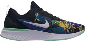 Nike  Odyssey React Floral Black Black/White-Green Glow (AV3255-001)