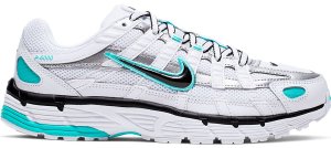 Nike  P-6000 White Light Aqua (W) White/Metallic Silver-Light Aqua-Black (BV1021-104)