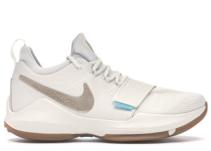 Nike PG 1 Ivory Ivory/Oatmeal-Gum Light Brown-Vivid Sky (878627-110)