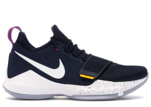 Nike  PG 1 The Bait Obsidian/University Gold-Hyper Violet-Wolf Grey (878627-417)