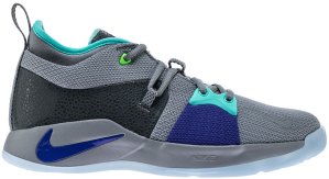 Nike PG 2 Pure Platinum Pure Platinum/Neo Turquoise-Wolf Grey (AJ2039 002)
