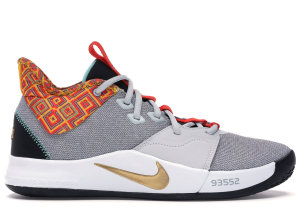 Nike  PG 3 BHM (2019) Pure Platinum/Metallic Gold (BQ6242-007)