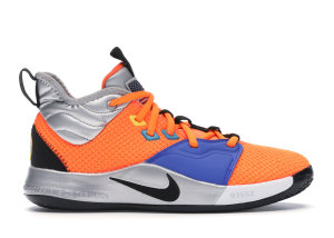 Nike  PG 3 NASA (GS) Total Orange/Black-Metallic Silver (CI8973-800)