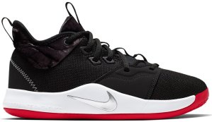 Nike  PG 3 Velour Bred (GS) Black/White-University Red (AQ2462-016)