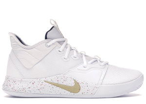 Nike PG 3 White Gold Navy White/Metallic Gold-Midnight Navy (AO2607-100)