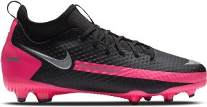 Nike Phantom GT Academy DF MG Black Pink Blast (Kids) Black/Pink Blast-Metallic Silver (CW6694-006)