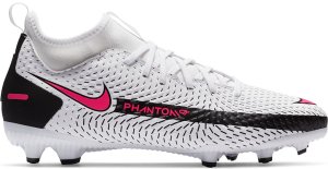 Nike  Phantom GT Academy DF MG White Black Pink Blast (Kids) White/Black-Pink Blast (CW6694-160)