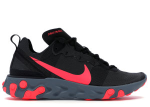 Nike React Element 55 Black Solar Red Black/Solar Red-Cool Grey (BQ6166-002)