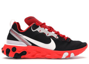 Nike  React Element 55 Black White Red Orbit Black/White-Red Orbit (CQ9705-001)