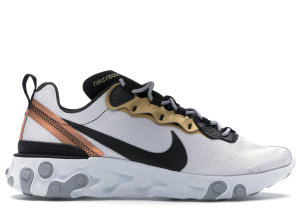 Nike React Element 55 Gold Ranger Pure Platinum/Black (CD7627-001)