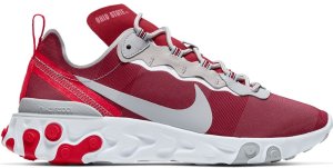 Nike  React Element 55 OSU University Red/White-Wolf Grey (CK4798-600)