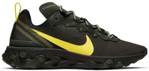 Nike  React Element 55 Oregon Sequoia/Black-Medium Olive-Yellow Strike (CK4797-300)