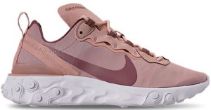 Nike  React Element 55 Particle Beige (W) Particle Beige/Smokey Mauve-White (BQ2728-200)