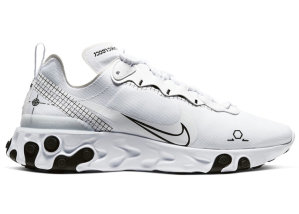 Nike  React Element 55 Schematic White/Black (CU3009-100)