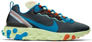 Nike React Element 55 Volt Dark Grey Photo Blue Volt/Dark Grey-Photo Blue-Blue Stardust (CT1142-700)